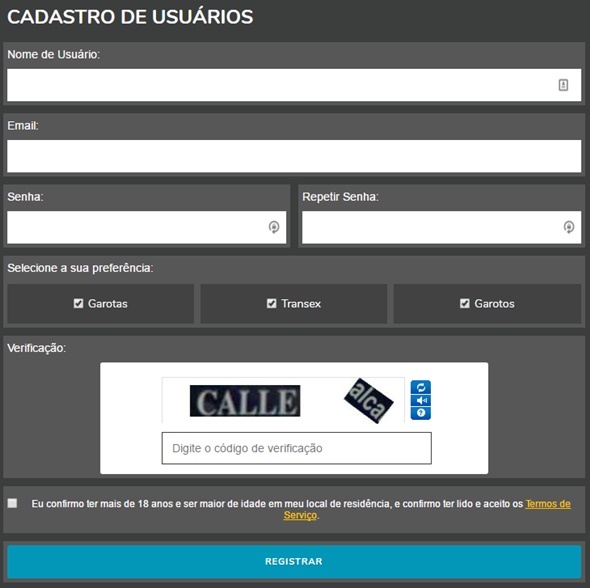 conta gratis cameraprive